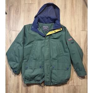 Mens Vintage 90s Forest Green Pacific Trail Quality Outwear Jacket Size Large